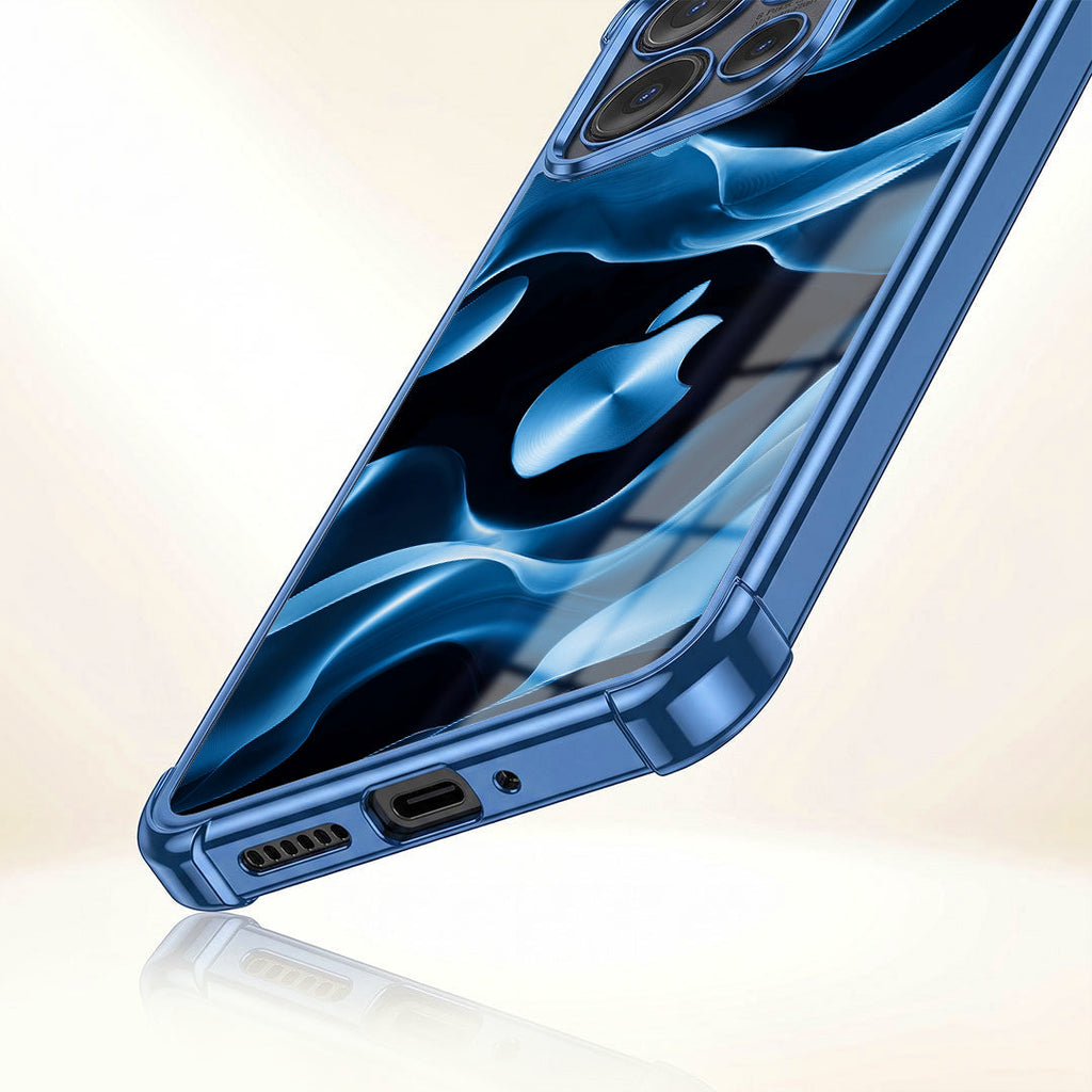 Motorola Edge 50 5G Premium Wave Blue Airbags Printed Back Case