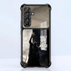 Samsung Galaxy A56 5G Divine Justice Dual-Tone Transparent Black Airbags Case