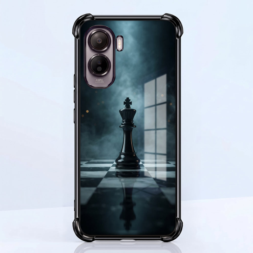 Vivo T5 Pro 5G Checkmate Black Airbags Printed Back Case