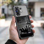 Vivo V60 5G Mahabharat Divine Dual-Tone Transparent Black Airbags Case