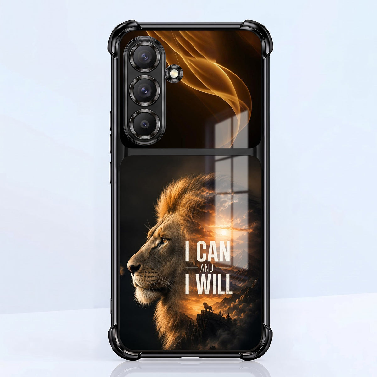 Samsung Galaxy A56 5G Rise of the King Dual-Tone Transparent Black  Airbags Case
