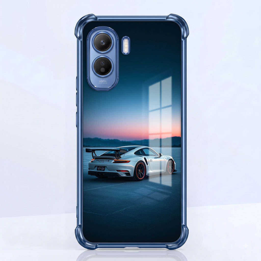 Vivo T5 Pro 5G Porsche Blue Airbags Printed Back Case
