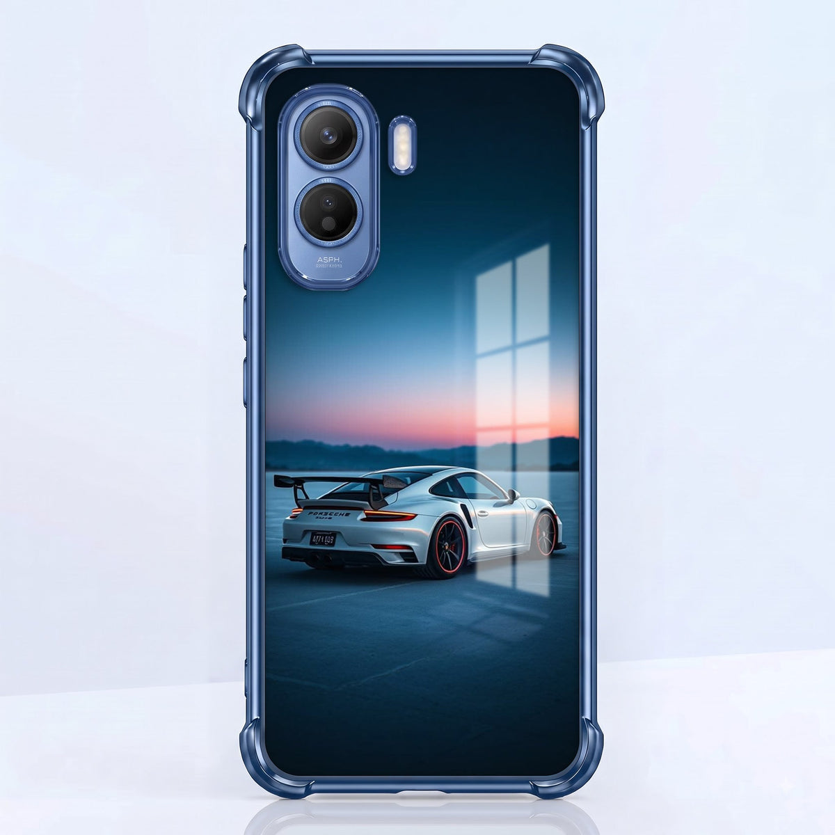 Vivo T5 Pro 5G Porsche Blue Airbags Printed Back Case