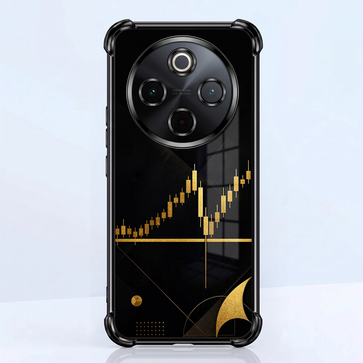 Vivo T4 5G Trading Candles Black Airbags Printed Back Case