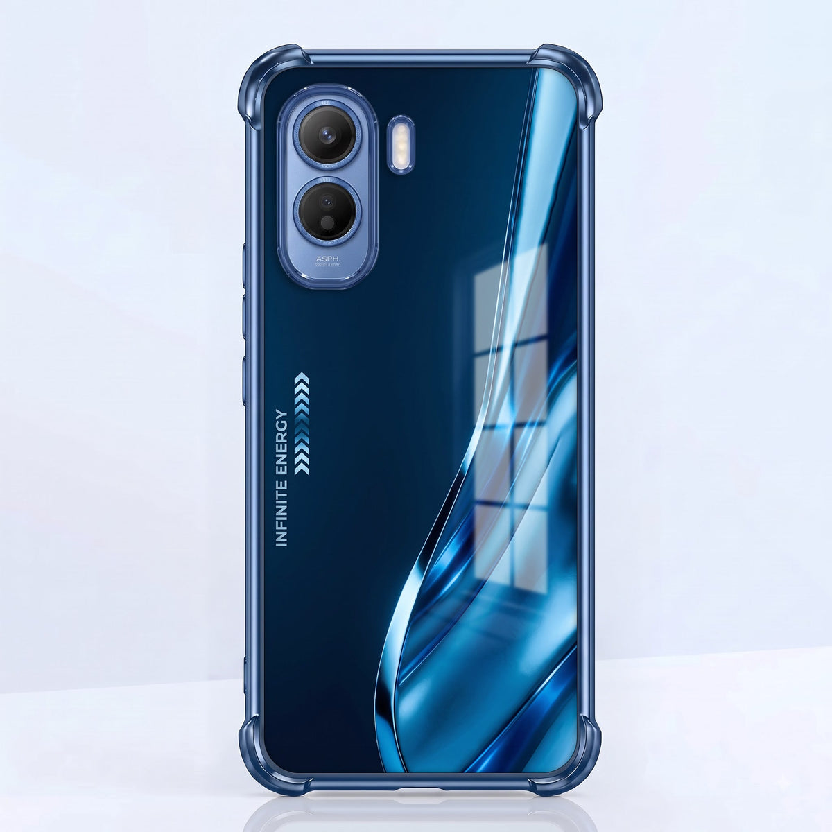 Vivo T5 Pro 5G Premium Infinity Energy Blue Airbags Printed Back Case