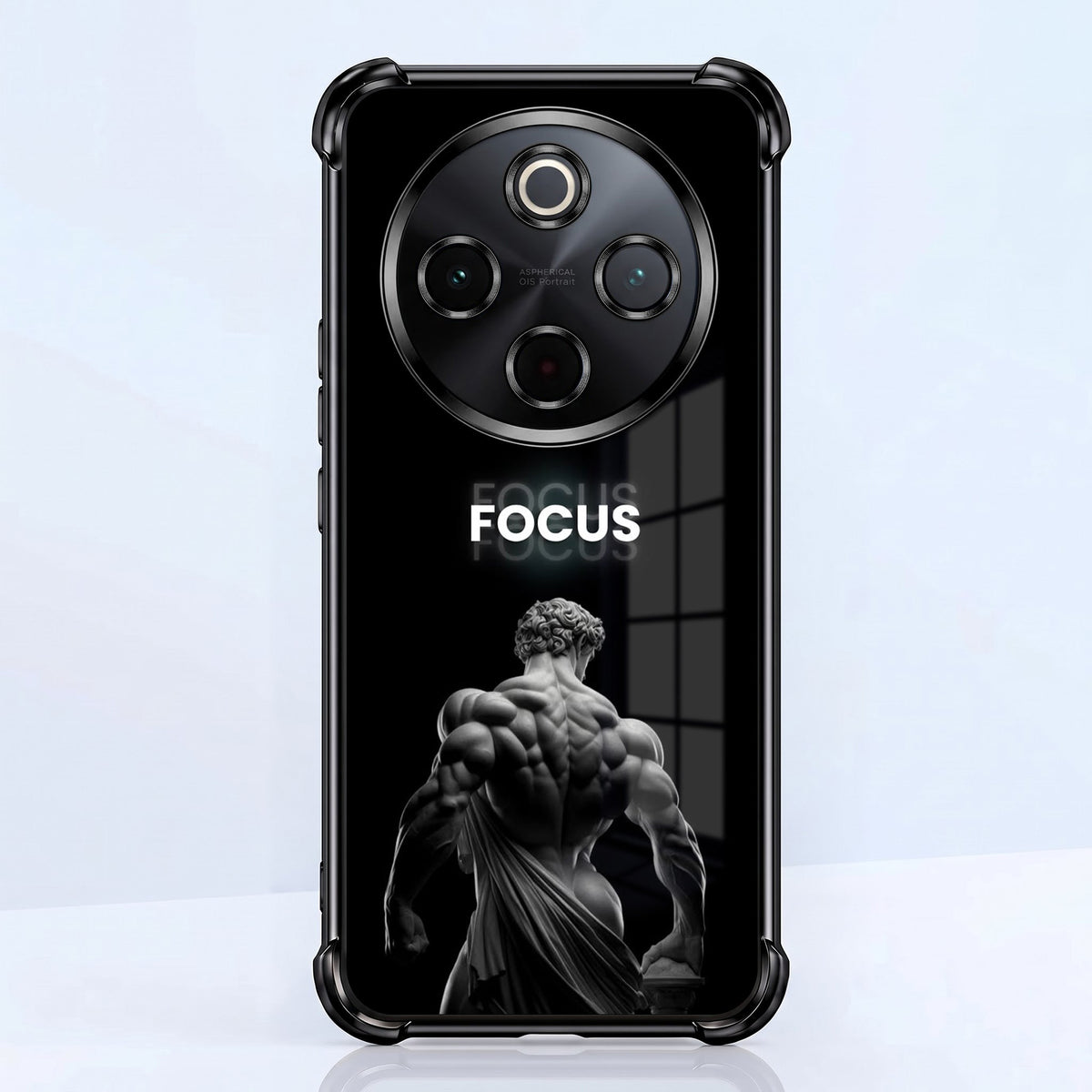 Vivo T4 5G Focus Black Airbags Printed Back Case