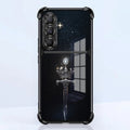 Samsung Galaxy A36 5G Royal Crown Sword Dual-Tone Transparent Black Airbags Case