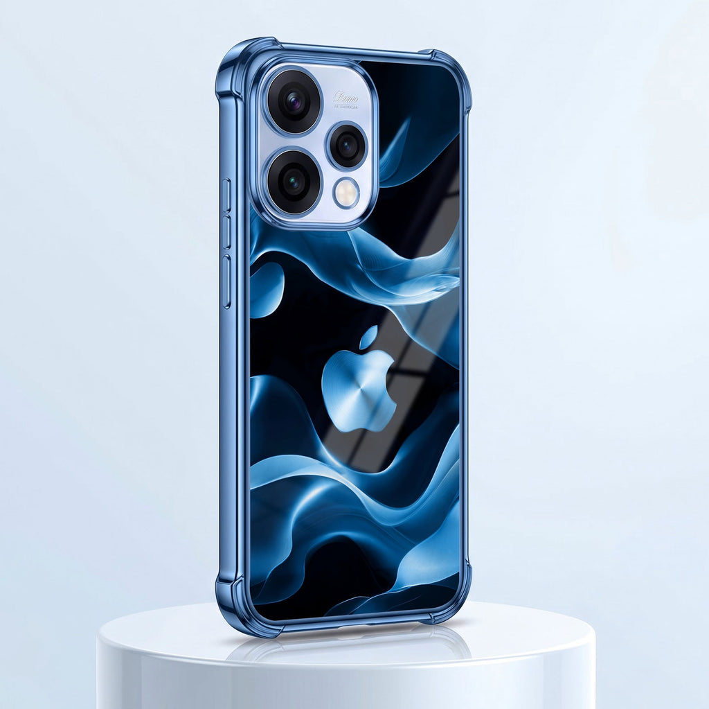 Oppo Reno 15 5G Premium Wave Blue Airbags Printed Back Case