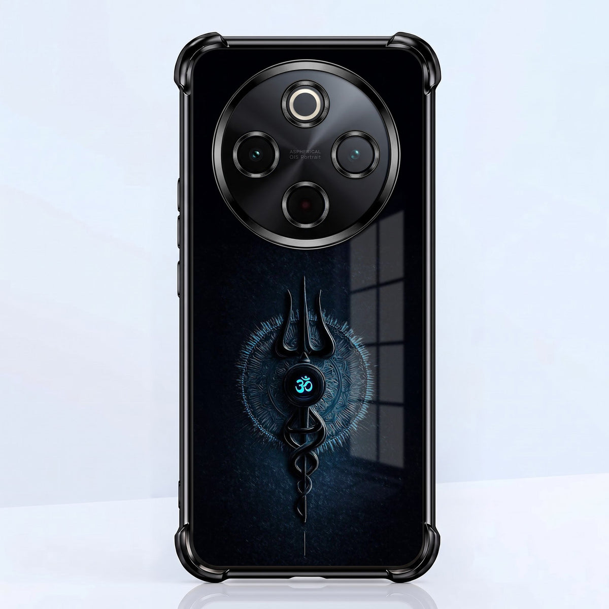 Vivo T4 5G Shiva Aura Black Airbags Printed Back Case