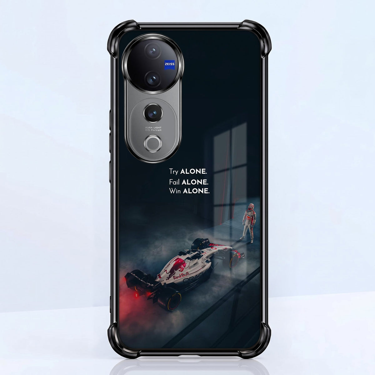 Vivo V40 Pro 5G F1 Alone Black Airbags Printed Back Case