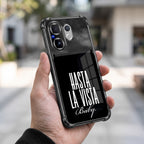 Vivo V60 5G Hasta La Vista Dual-Tone Transparent Black Airbags Case