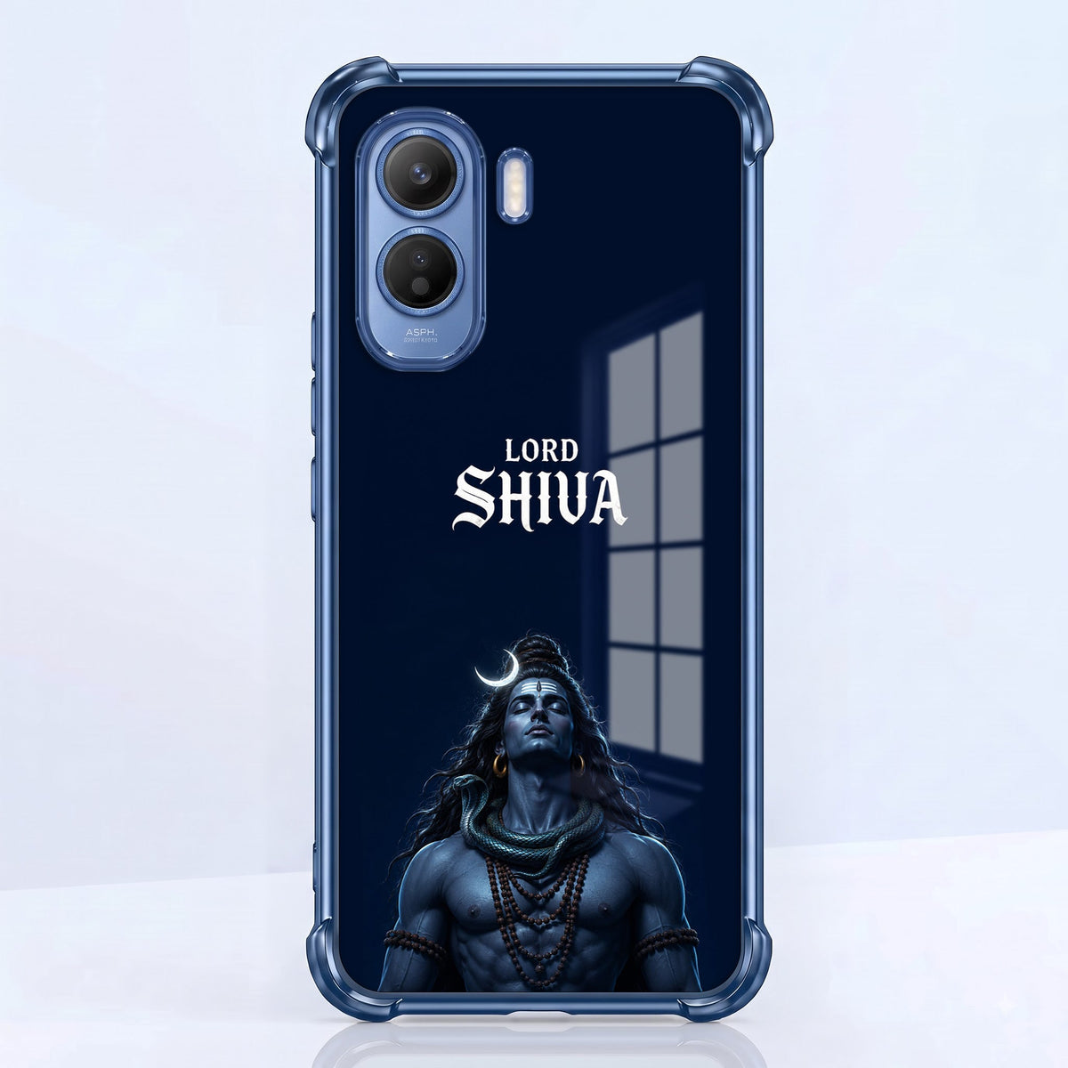 Vivo T5 Pro 5G Premium Lord Shiva Blue Airbags Printed Back Case