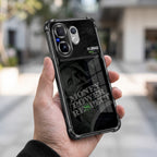 Vivo V60 5G Money Power Dual-Tone Transparent Black Airbags Case