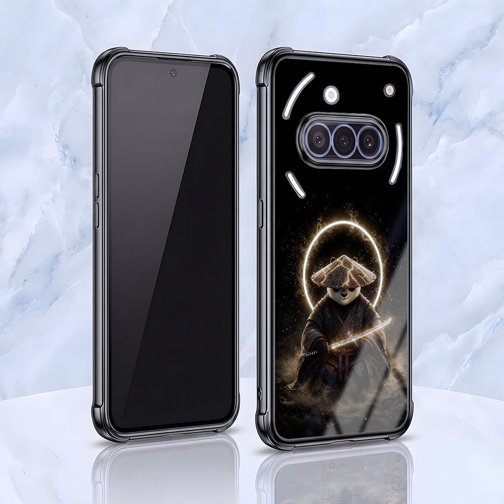 Nothing Phone 3a 5G Warrior Panda Black Airbags Printed Back Case