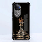 Vivo V50 5G Chess King Black Airbags Printed Back Case