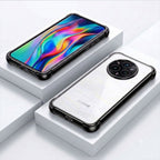 Realme 14 Pro+ 5G Anti-Yellow Electroplating Transparent Airbags Case