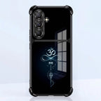 Samsung Galaxy A56 5G Mahakal Trishul Transparent Black Airbags Case