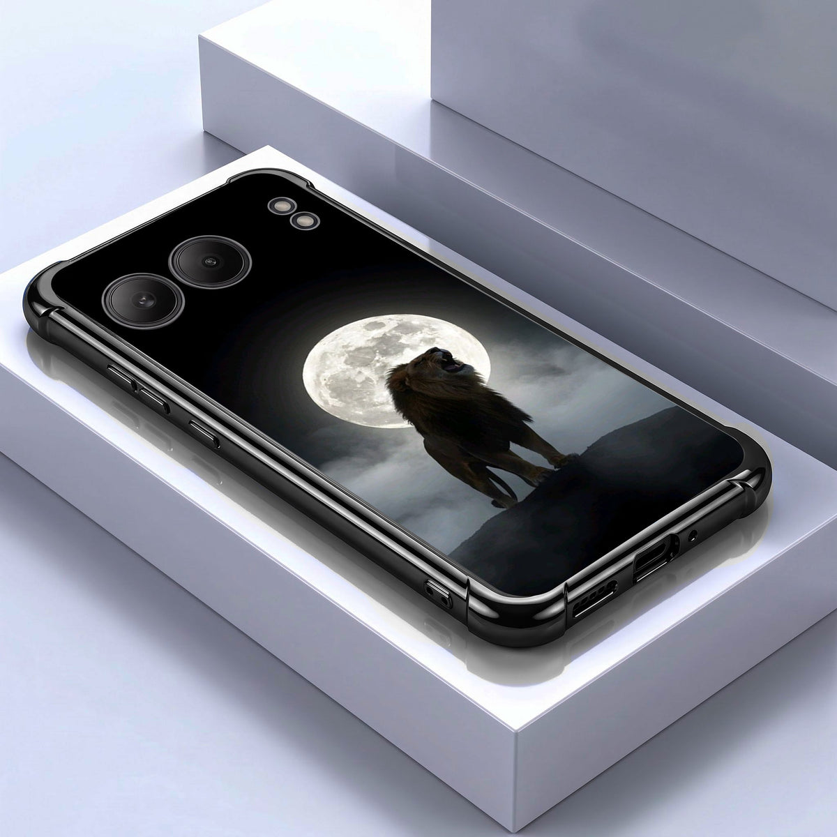 One Plus Nord 4 5G Lunar Wolf Black Airbags Printed Back Case