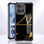 Motorola Edge 50 5G Trading Candles Black Airbags Printed Back Case