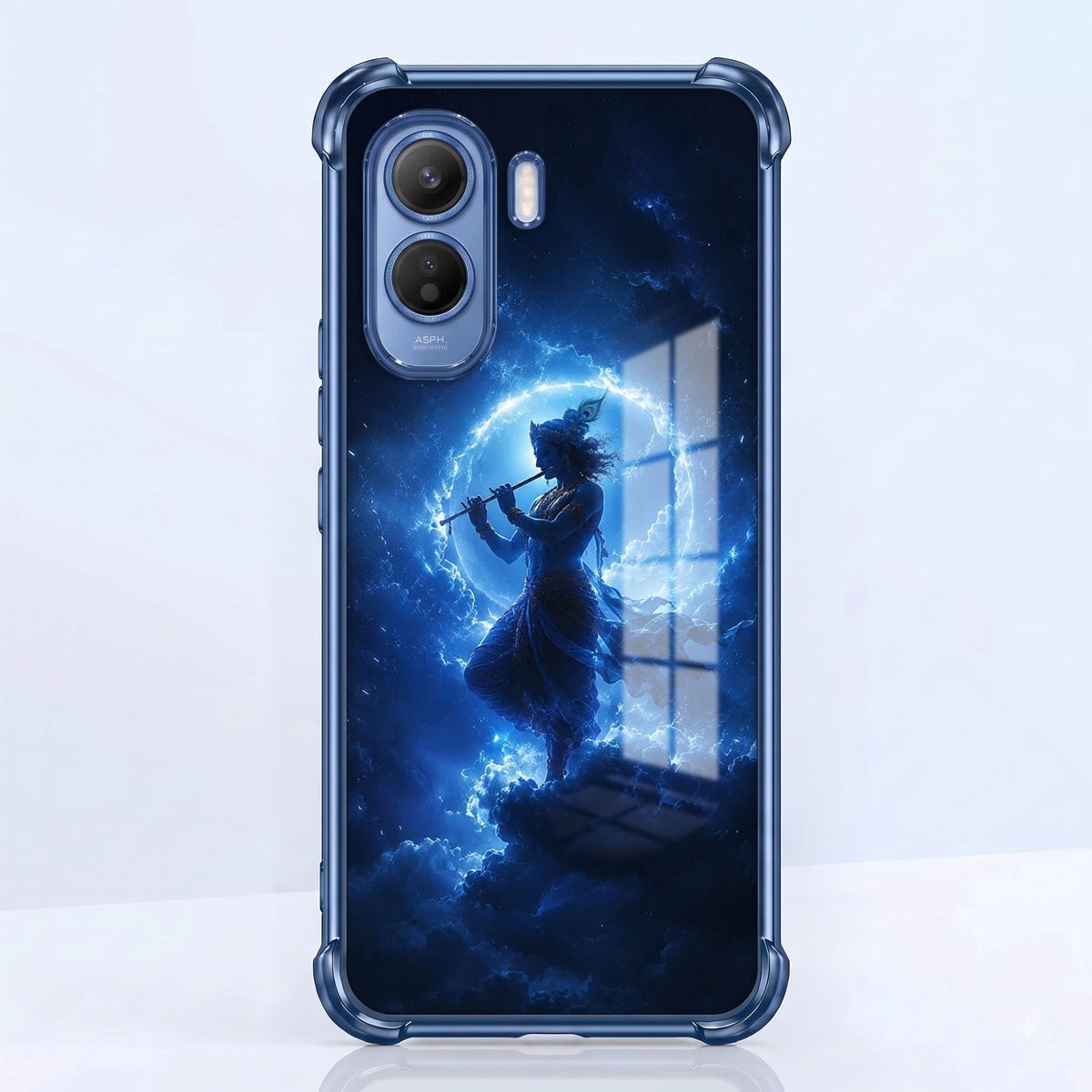 Vivo T5 Pro 5G Lord Krishna Blue Airbags Printed Back Case