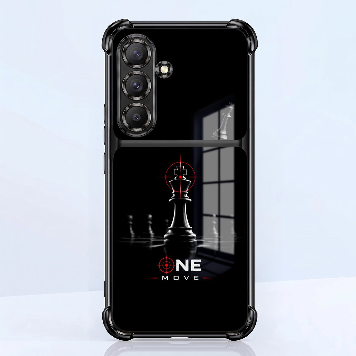 Samsung Galaxy A56 5G One Move Dual-Tone Transparent Black Airbags Case