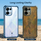 Oppo K13 5G Anti-Yellow Electroplating Transparent Airbags Case