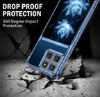 Motorola Edge 60 Pro 5G Celestial Lotus Dual-Tone Transparent Blue Airbags Case