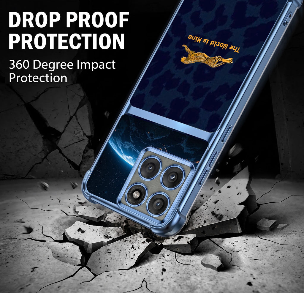 Motorola Edge 60 Pro 5G World Is Mine Dual-Tone Transparent Blue Airbags Case