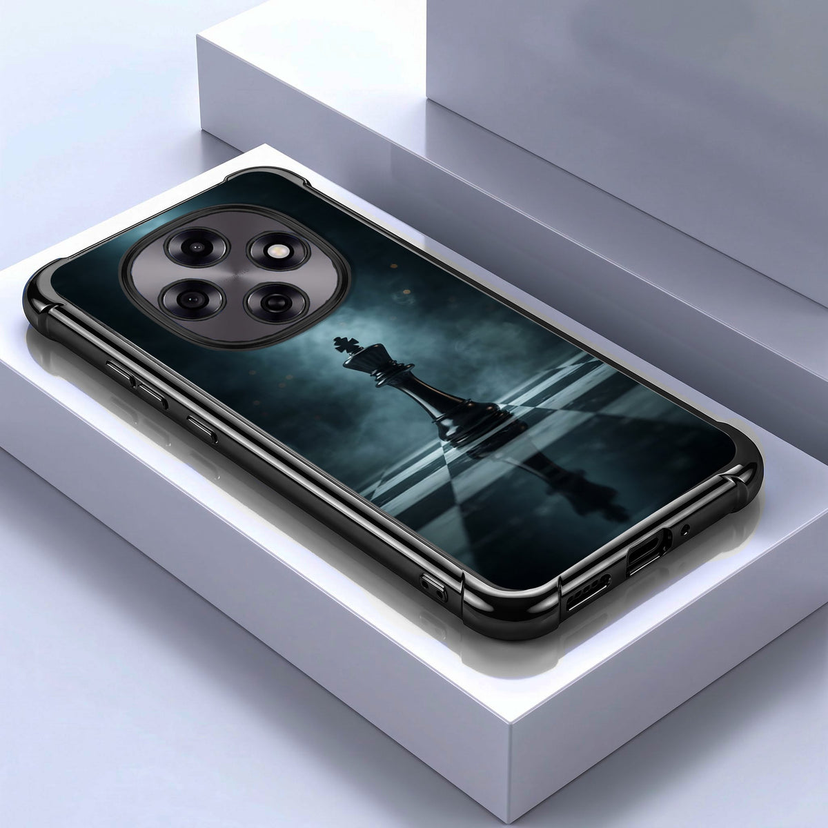 Oppo F31 Pro 5G Checkmate Black Airbags Printed Back Case