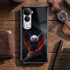 Vivo Y400 Pro 5G Premium Black Eagle Black Airbags Printed Back Case