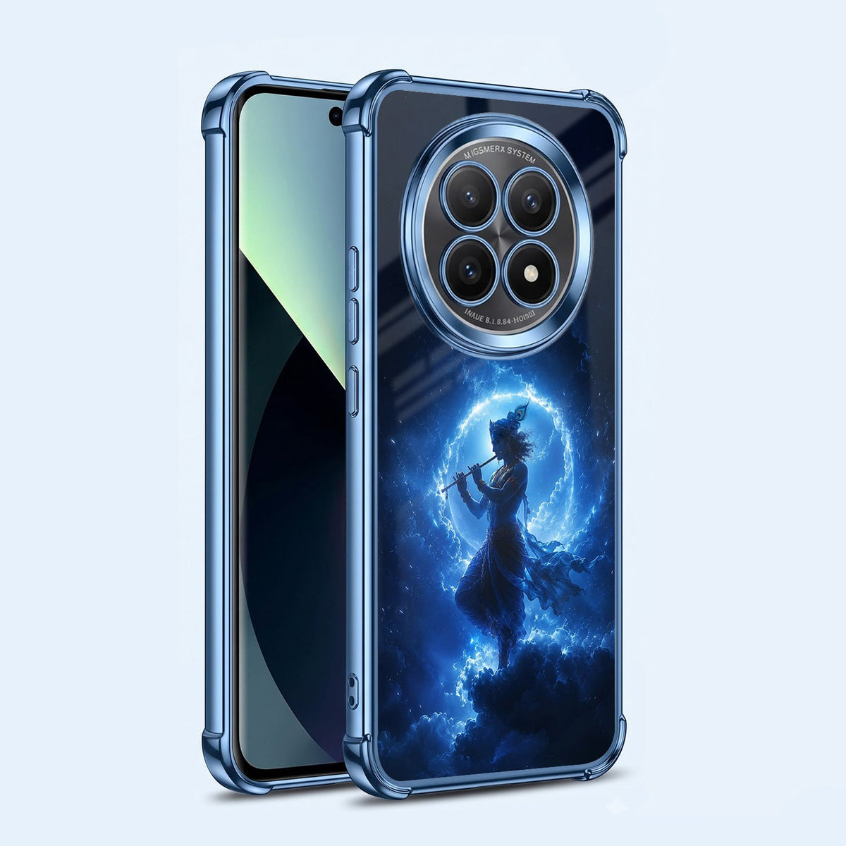 Oppo F29 5G Lord Krishna Blue Airbags Printed Back Case