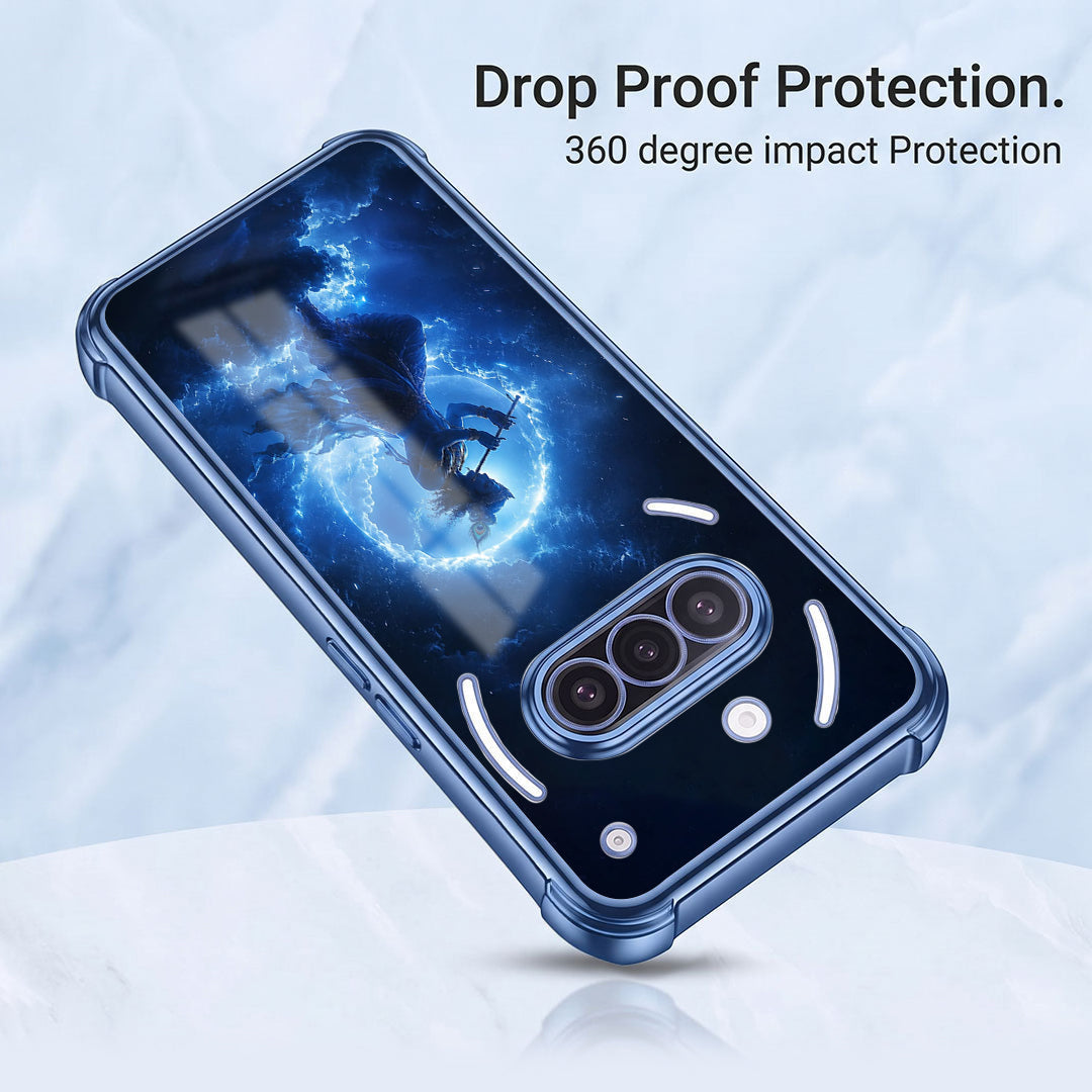 Nothing Phone 3a 5G Lord Krishna Blue Airbags Printed Back Case