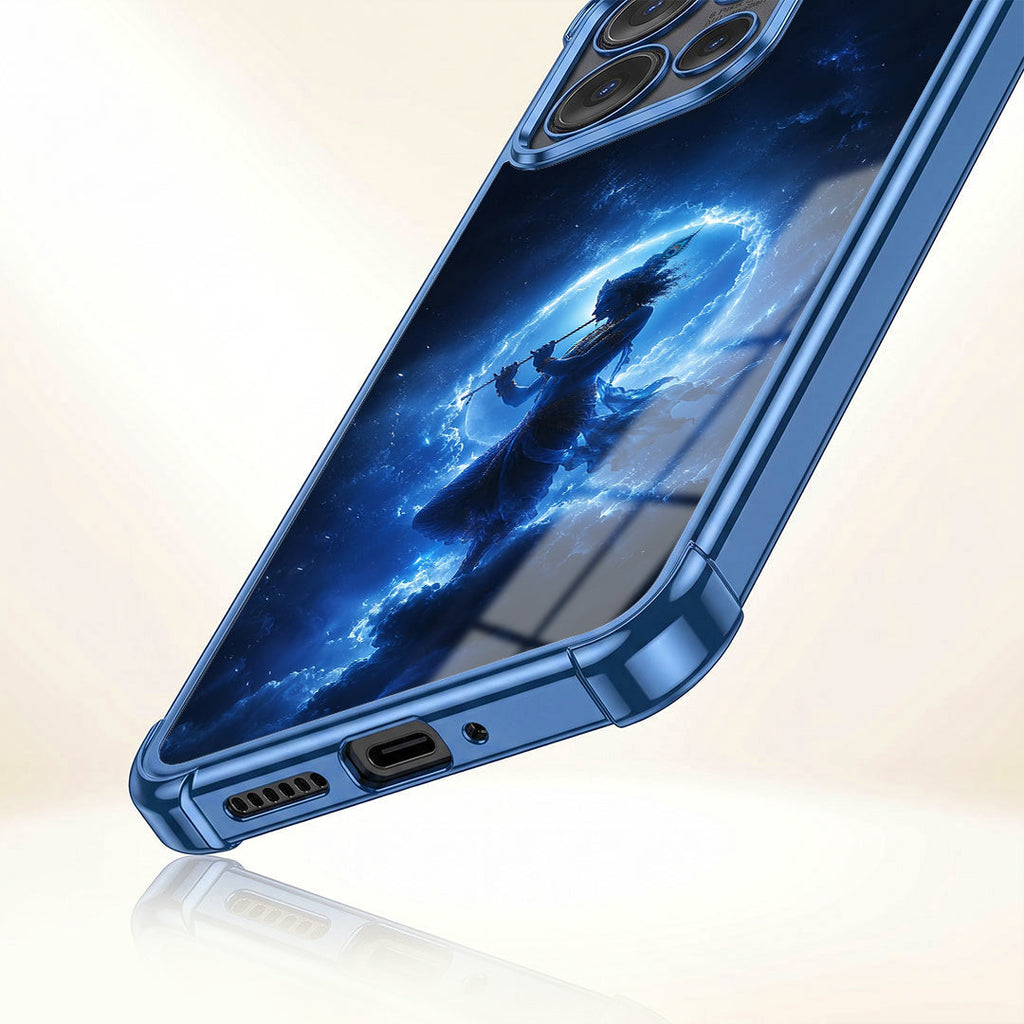 Motorola Edge 50 5G Lord Krishna Blue Airbags Printed Back Case