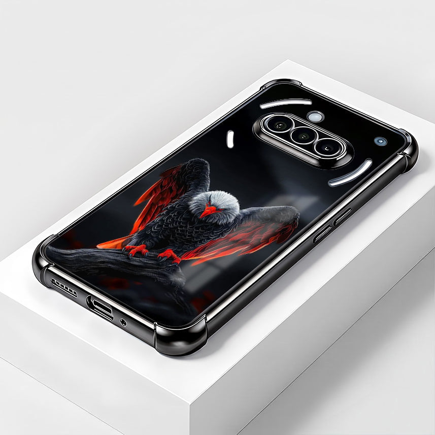 Nothing Phone 3a 5G Premium Black Eagle Black Airbags Printed Back Case