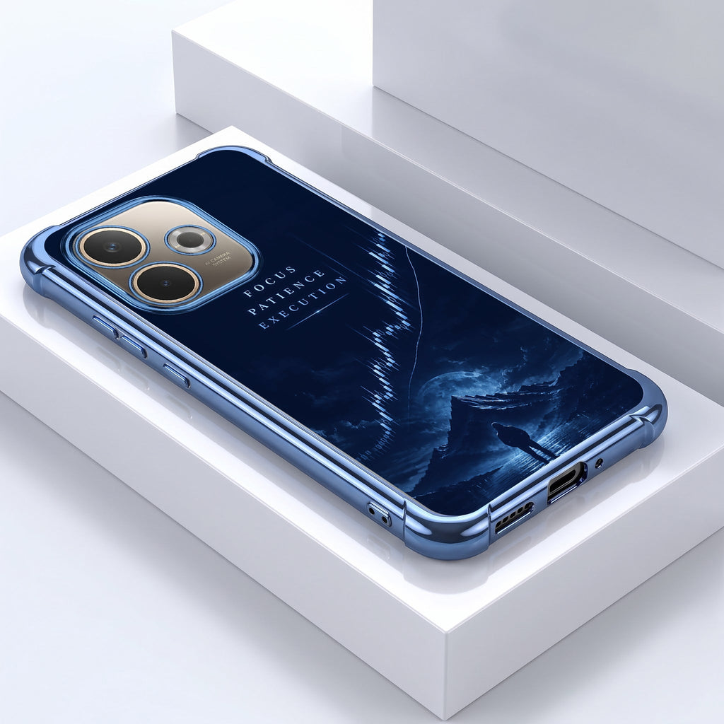 Oppo A5 Pro 5G Focus Blue Airbags Printed Back Case