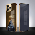 Oppo Reno 15 5G Lord Shiva Gold Electroplated Glass Phone Back Case