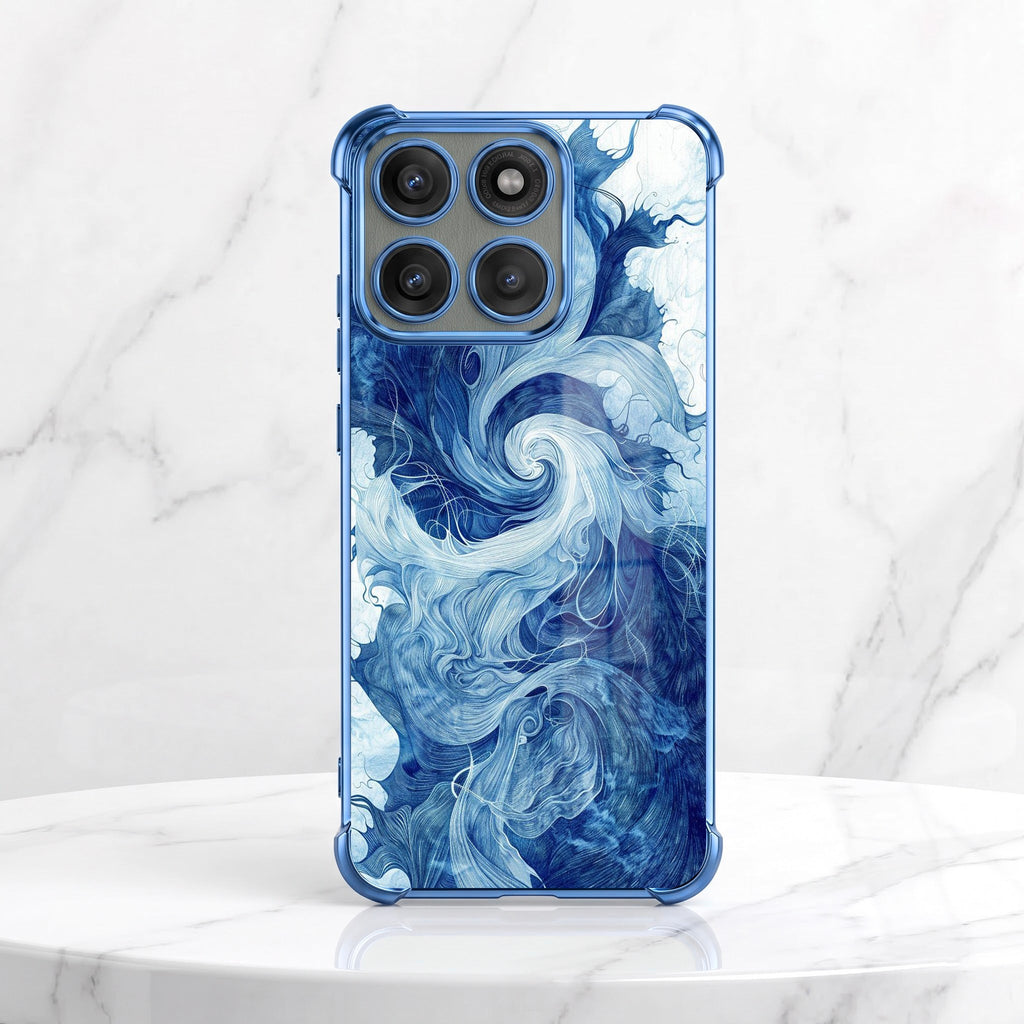 Motorola Edge 60 Pro 5G Ocean Swirl Airbags Printed Back Case