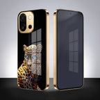 OnePlus 13s 5G Panther Gold Electroplated Glass Phone Back Case