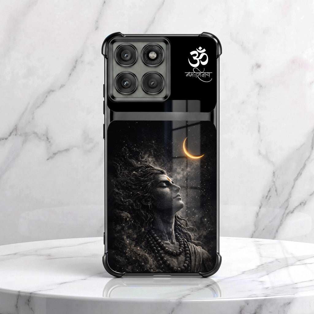 Motorola Edge 60 Pro 5G Eternal Shiva Dual-Tone Transparent Black Airbags Case