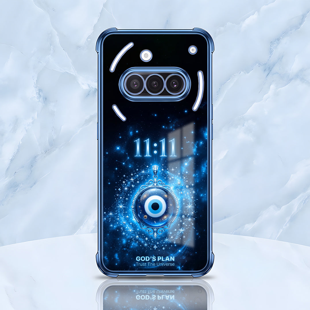 Nothing Phone 3a 5G Premium God’s Plan Evil Eye Blue Airbags Printed Back Case