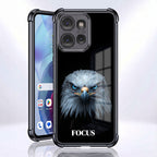 Motorola Edge 50 5G Premium Eagle Focus Black Airbags Printed Back Case