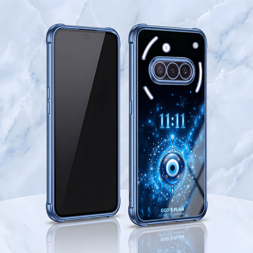 Nothing Phone 3a 5G Premium God’s Plan Evil Eye Blue Airbags Printed Back Case