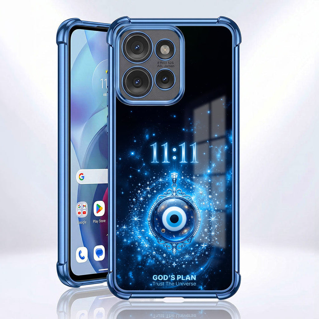 Motorola Edge 50 Neo 5G Premium God’s Plan Evil Eye Blue Airbags Printed Back Case