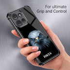 Motorola Edge 50 5G Premium Eagle Focus Black Airbags Printed Back Case