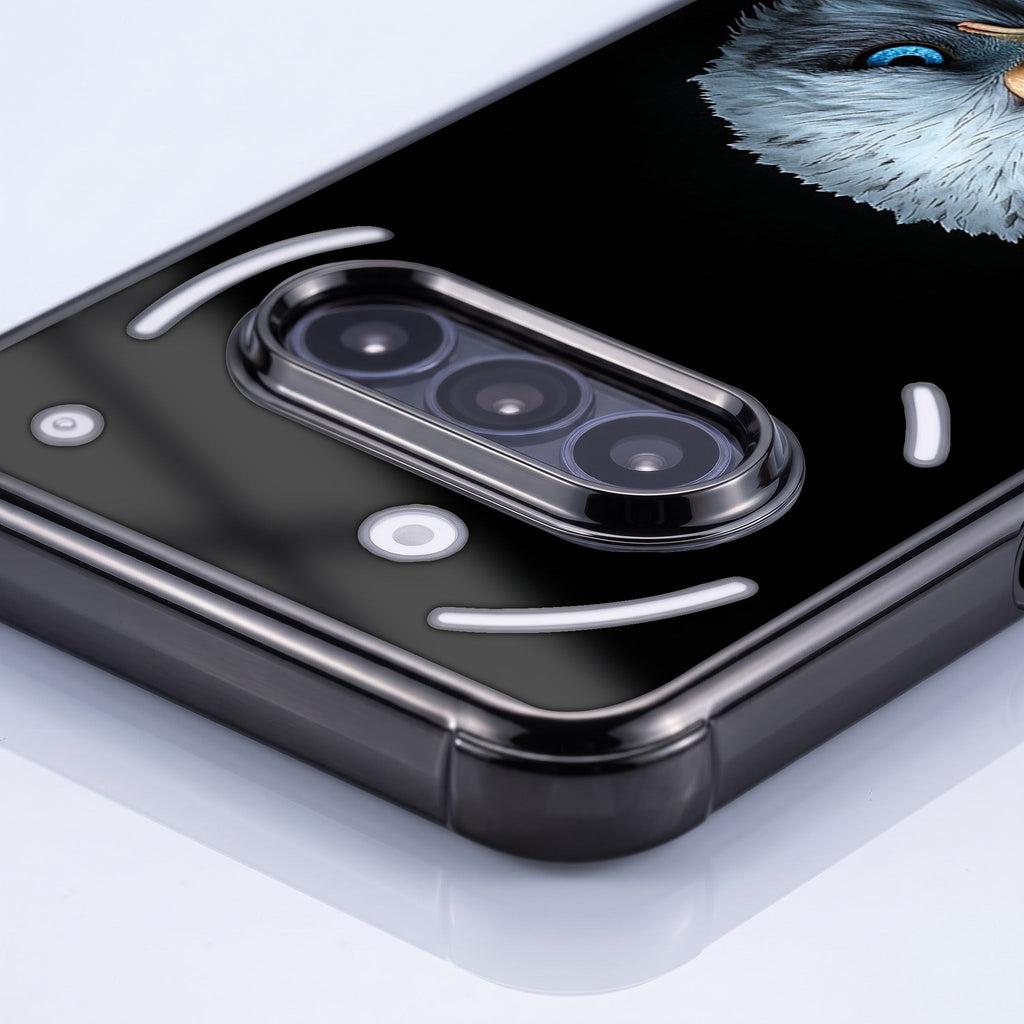 Nothing Phone 3a 5G Premium Eagle Focus Black Airbags Printed Back Case