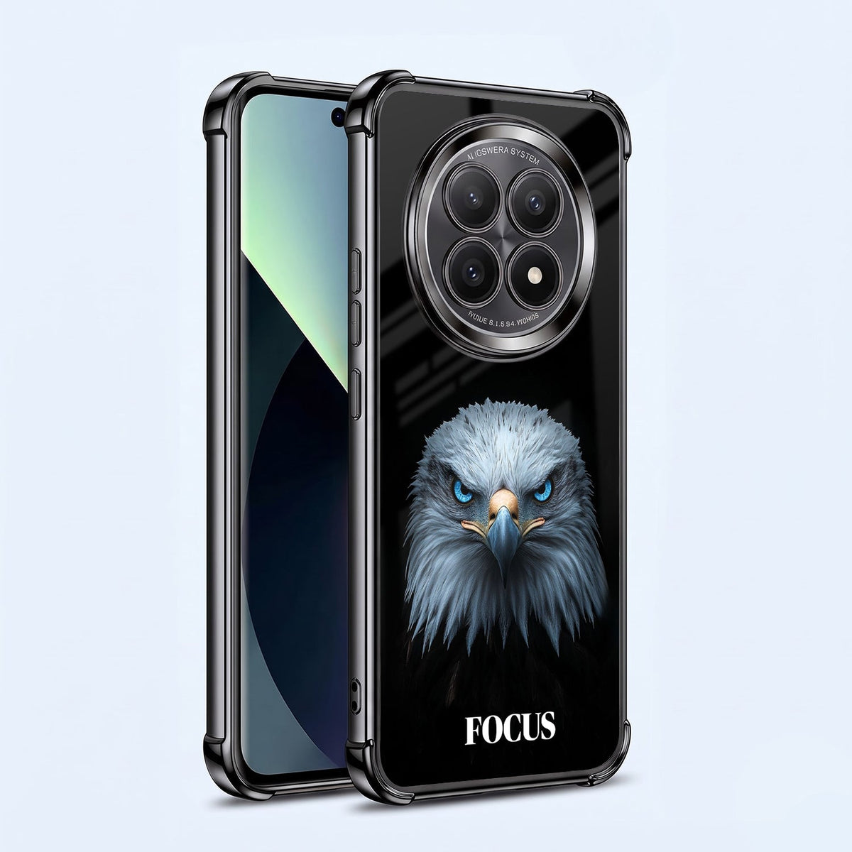 Oppo F29 5G Premium Eagle Focus Black Airbags Printed Back Case