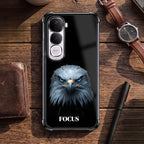 Vivo Y400 Pro 5G Premium Eagle Focus Black Airbags Printed Back Case