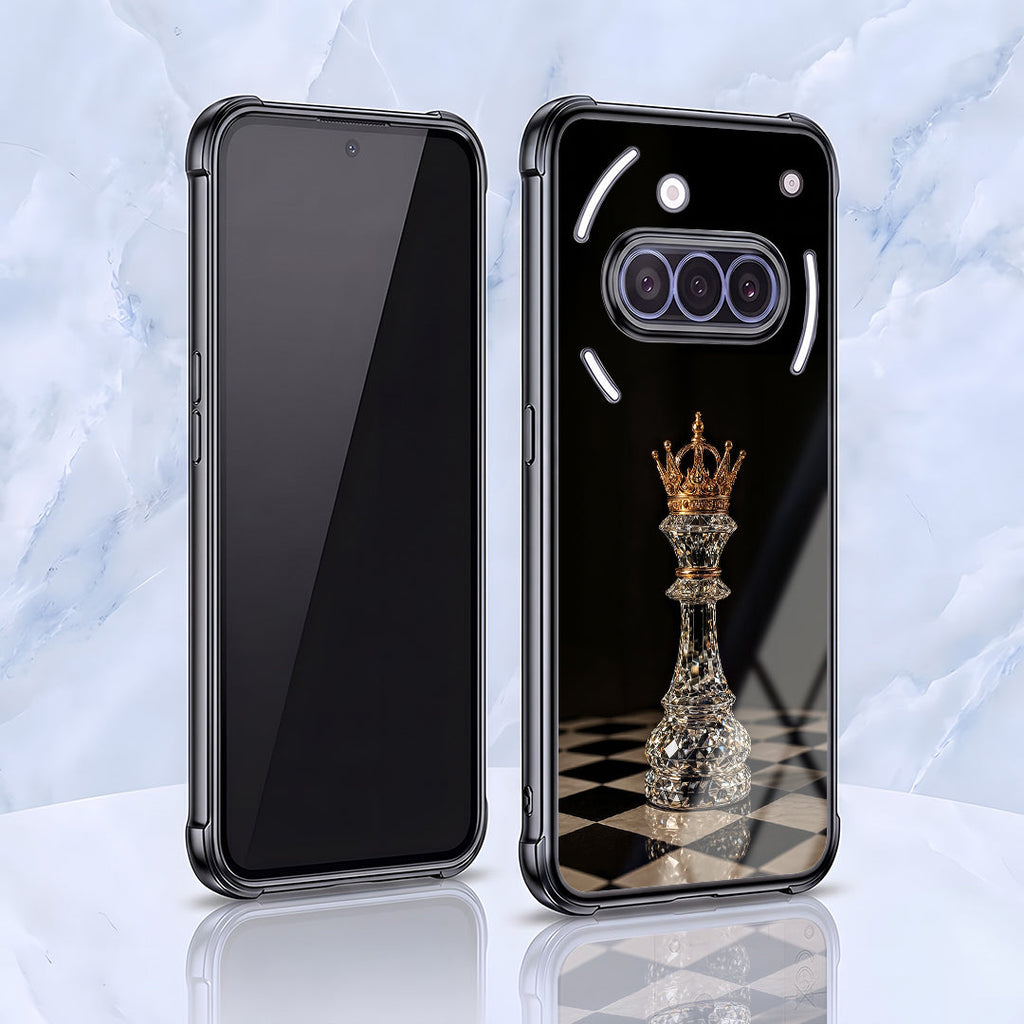 Nothing Phone 3a 5G Chess King Black Airbags Printed Back Case