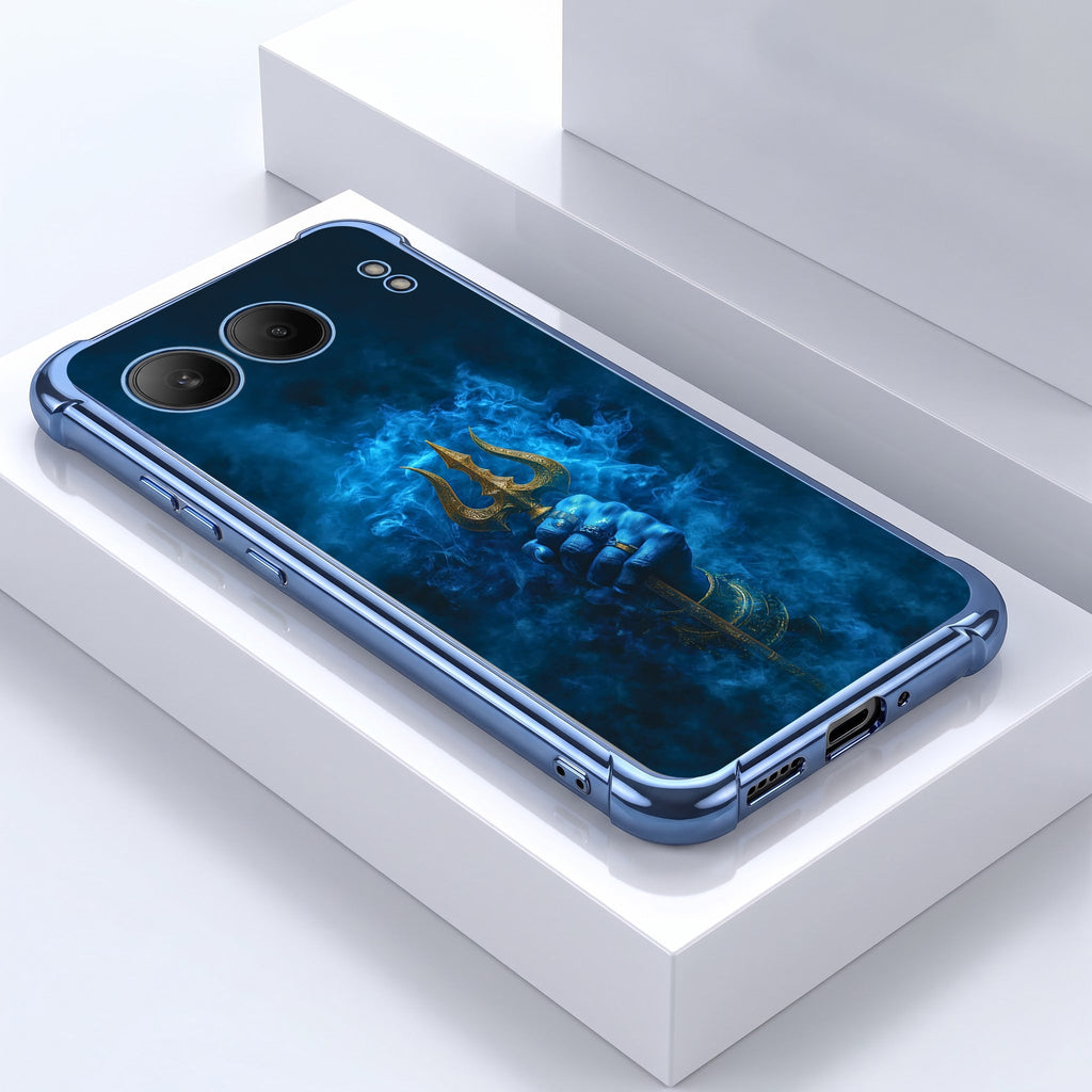 One Plus Nord 4 5G Premium Shiv Trishul Blue Airbags Printed Back Case