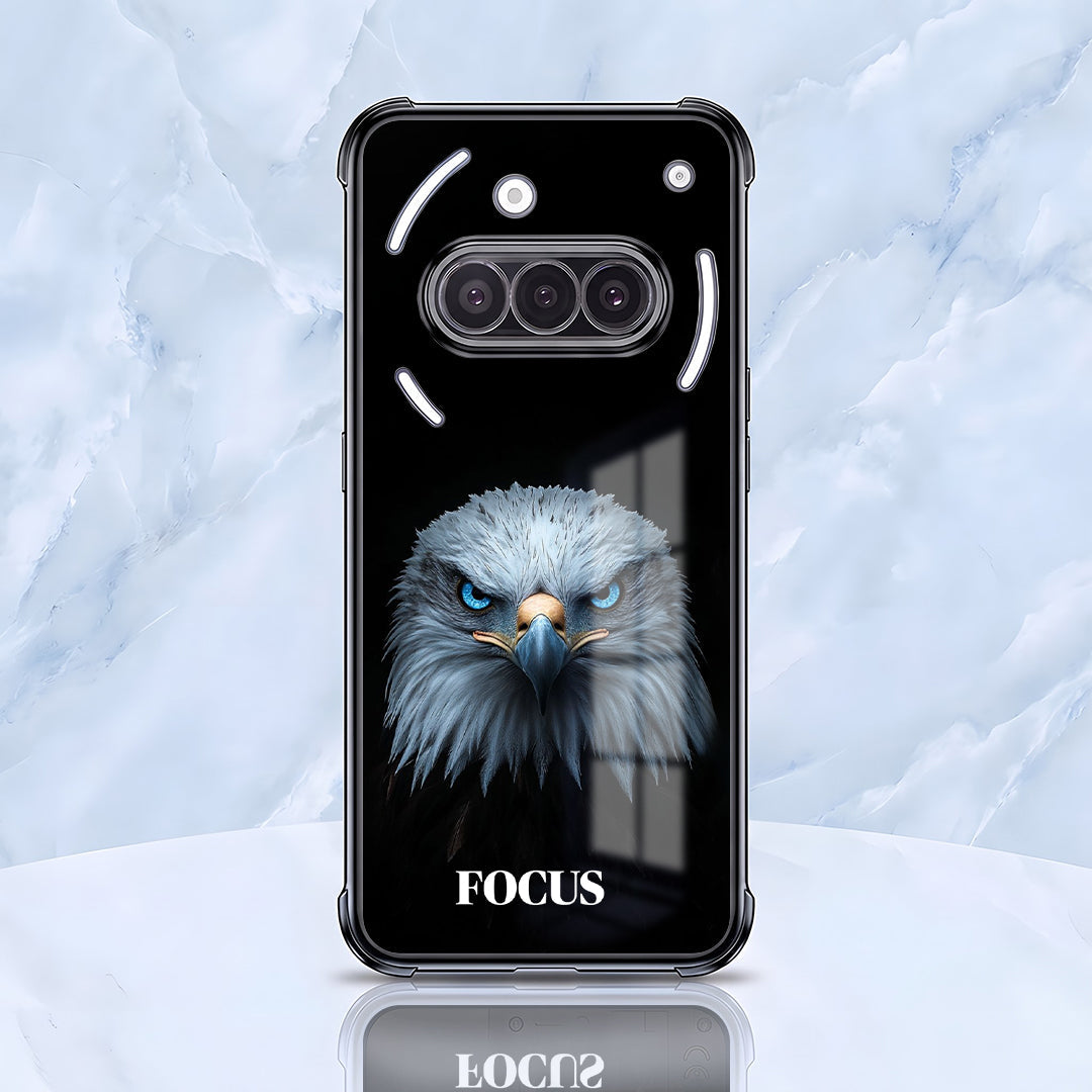 Nothing Phone 3a 5G Premium Eagle Focus Black Airbags Printed Back Case